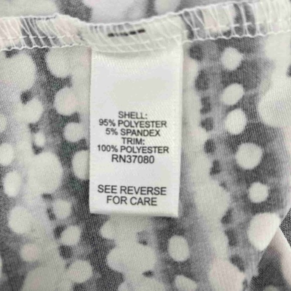 CATO Geometric One-Shoulder Draped Sleeveless Top - Picture 7 of 8